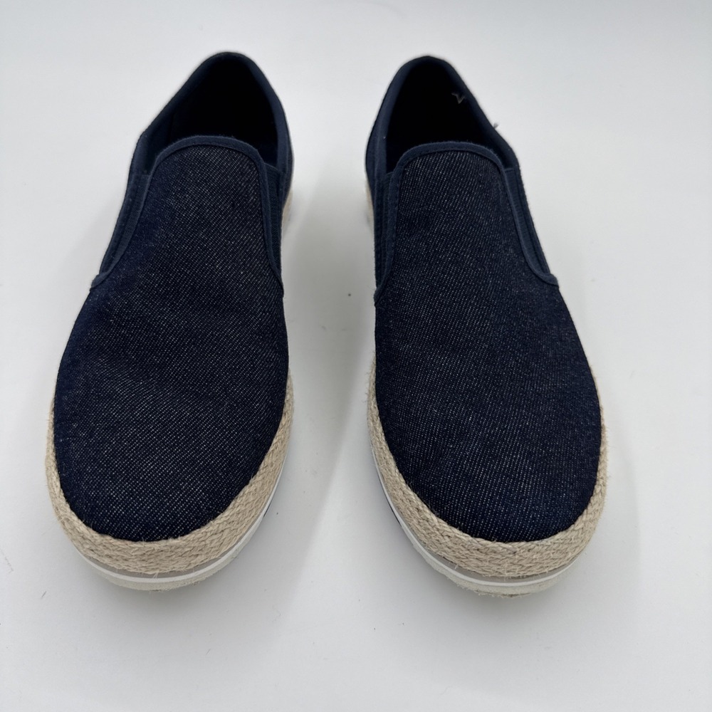 Timberland Eivissa Sea Slip-On Denim Sneakers‎ W Braided Jute Size 7